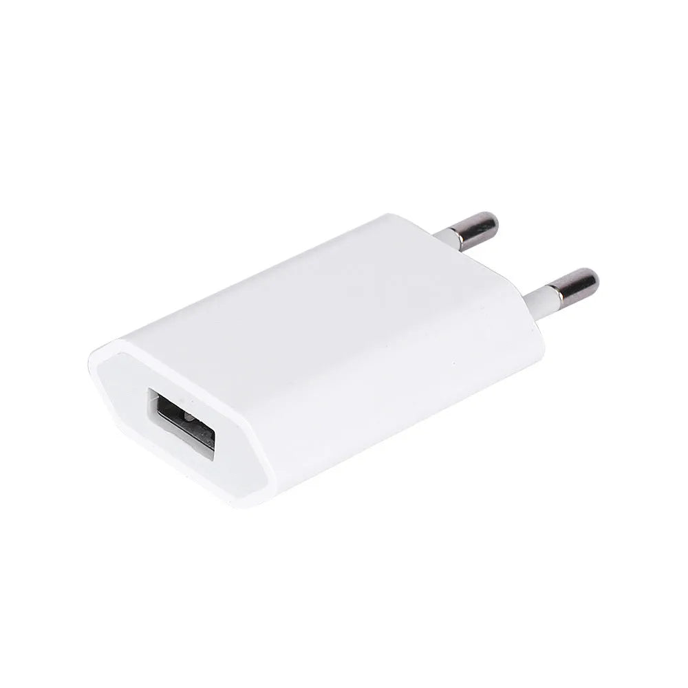 5V 2A USB travel charger for iPhone and iPad models with USB interface