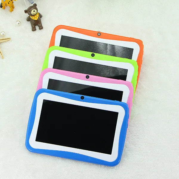 7-inch children's A33 quad-core cartoon tablet computer in pink with Bluetooth and gravity sensing