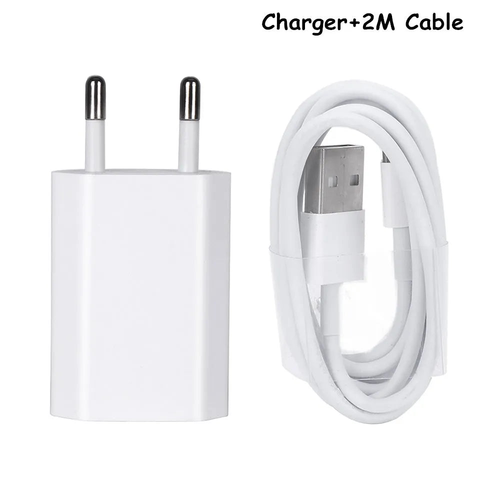 5V 2A USB travel charger for iPhone and iPad models with USB interface