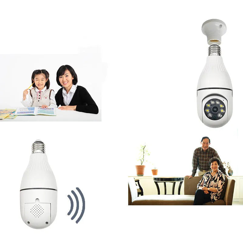 Minions-themed wireless indoor security camera on a white background.
