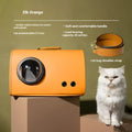 Portable pet carrier bag for cats and small dogs with shoulder strap
