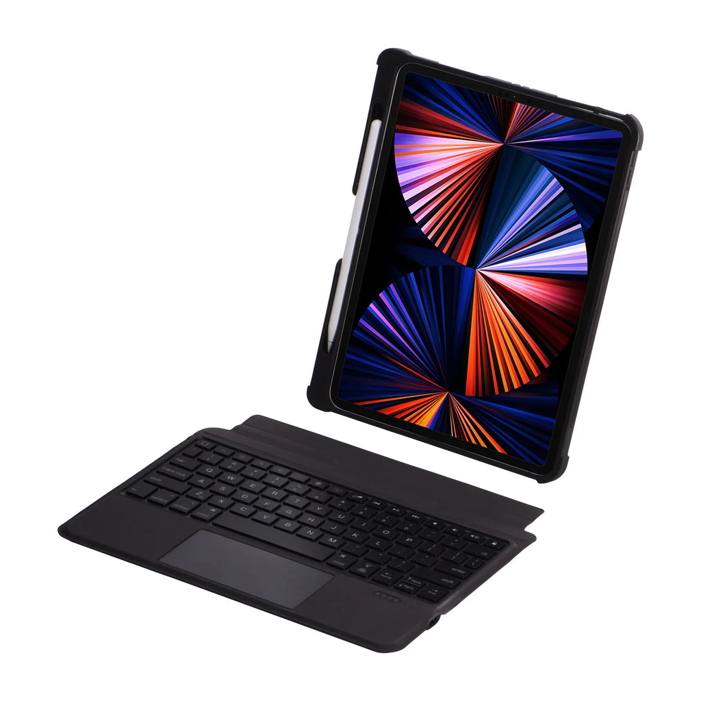 12.9 inch magnetic keyboard case with pen slot for iPad Pro and iPad Air in imitation leather