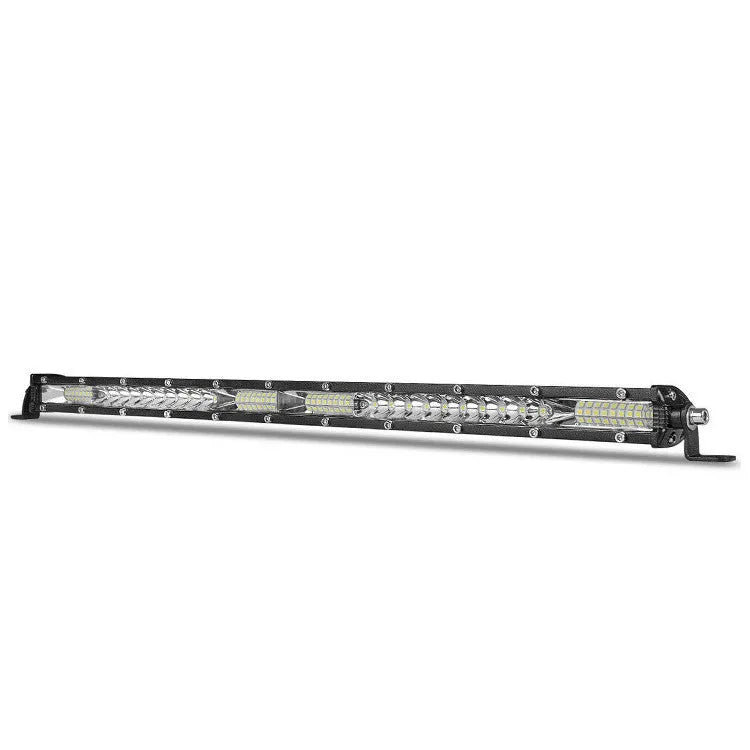 Ultra-thin aluminium alloy LED strip light for vehicle front bumper or roof mounting