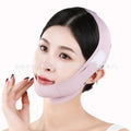 Small V Face Shaping Mask in purple and green with 9.0 graphene fabric for lifting and tightening