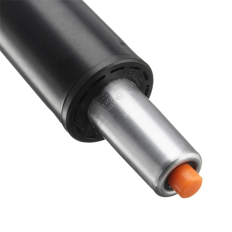 A black and an electroplated gas spring for lift chair assembly, showing the cylinder and end fittings.