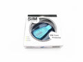 Blue plastic USB 2.0 external SIM card reader for mobile phones