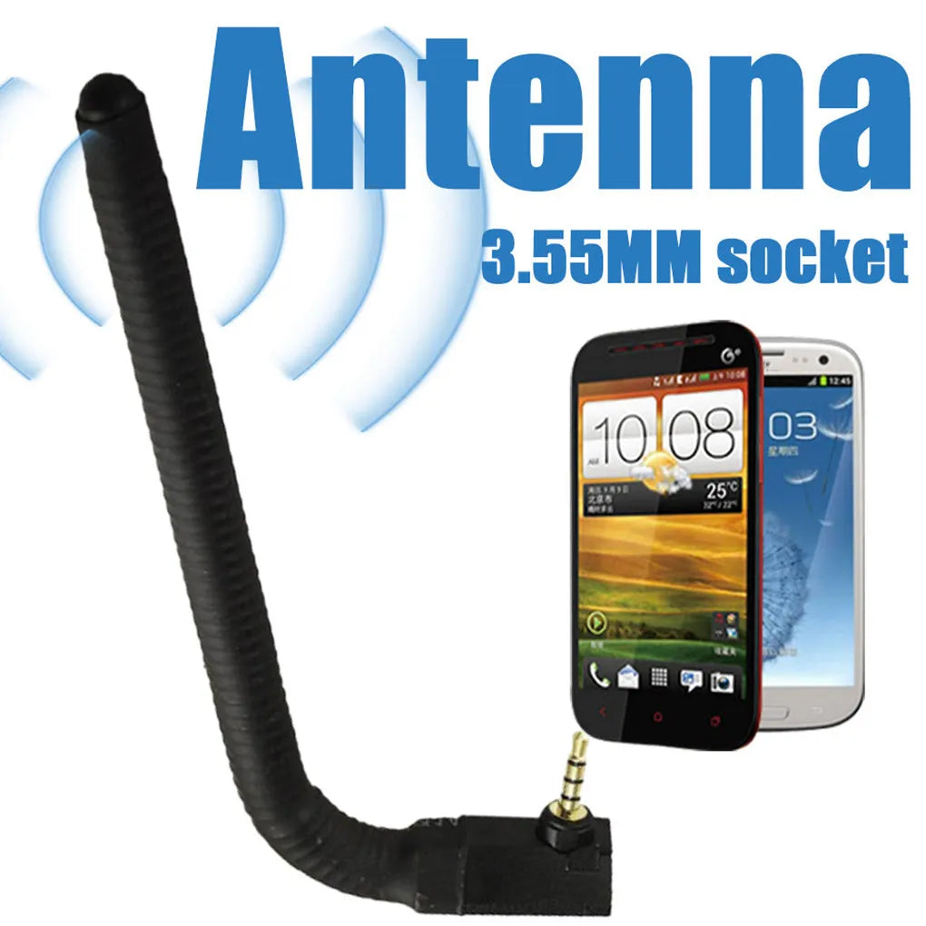 Compact mobile phone signal enhancement antenna with magnetic base for 3G 4G networks