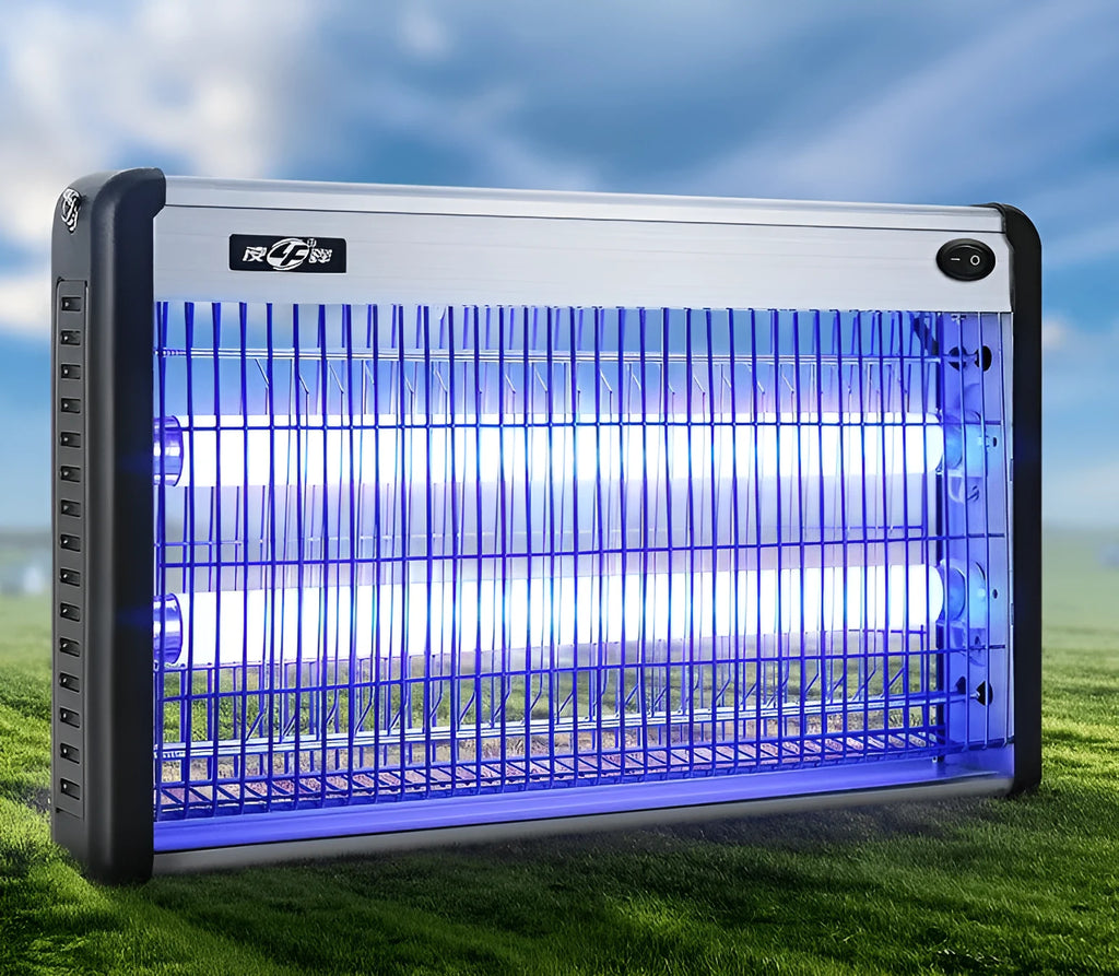 Electric UV mosquito killing lamp with multiple power options from 20W to 40W for indoor insect control