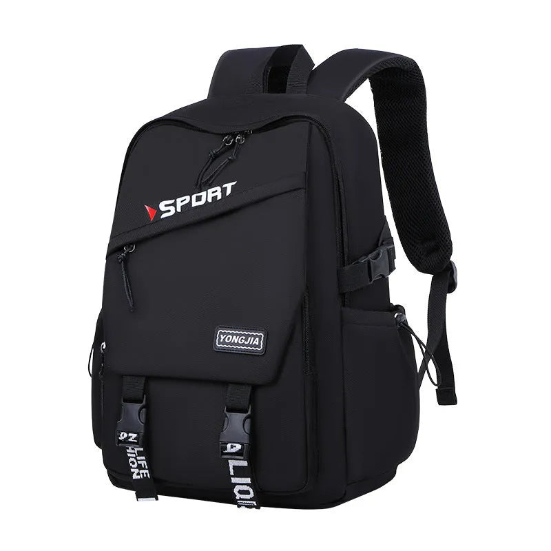 School Trends large capacity waterproof Oxford cloth backpack for girls in black, grey or purple