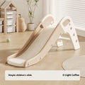 Small plastic baby slide in blue, for children under three years old.