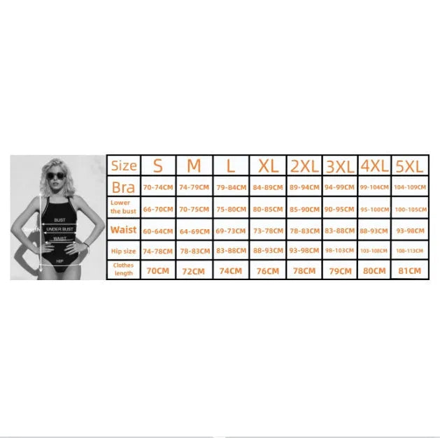 Black plus size women's swimsuit with all-over print pattern and mesh fabric stitching details