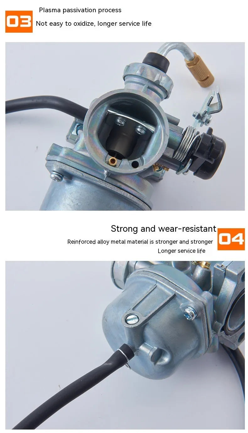 Ba Jia PE26 flat suction plunger motorcycle carburetor assembly replacement part