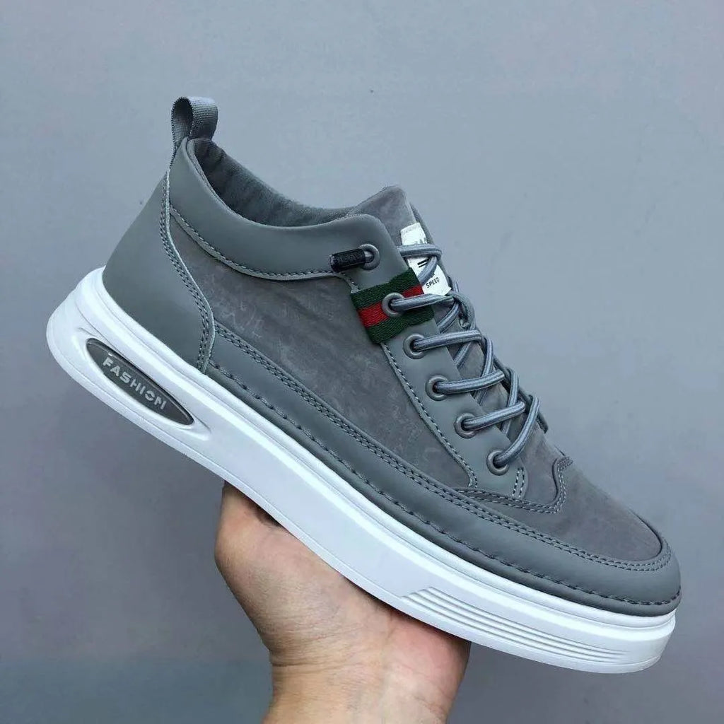 Umbrella cloth breathable sneakers for men canvas upper flat heel black gray green sizes 39 to 48