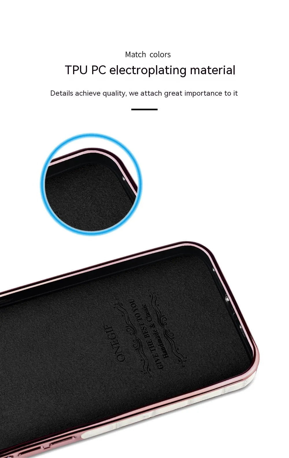 Real skin phone case with side all-inclusive electroplating, grid screen back cover, for iPhone 12 and iPhone 12 Pro Max