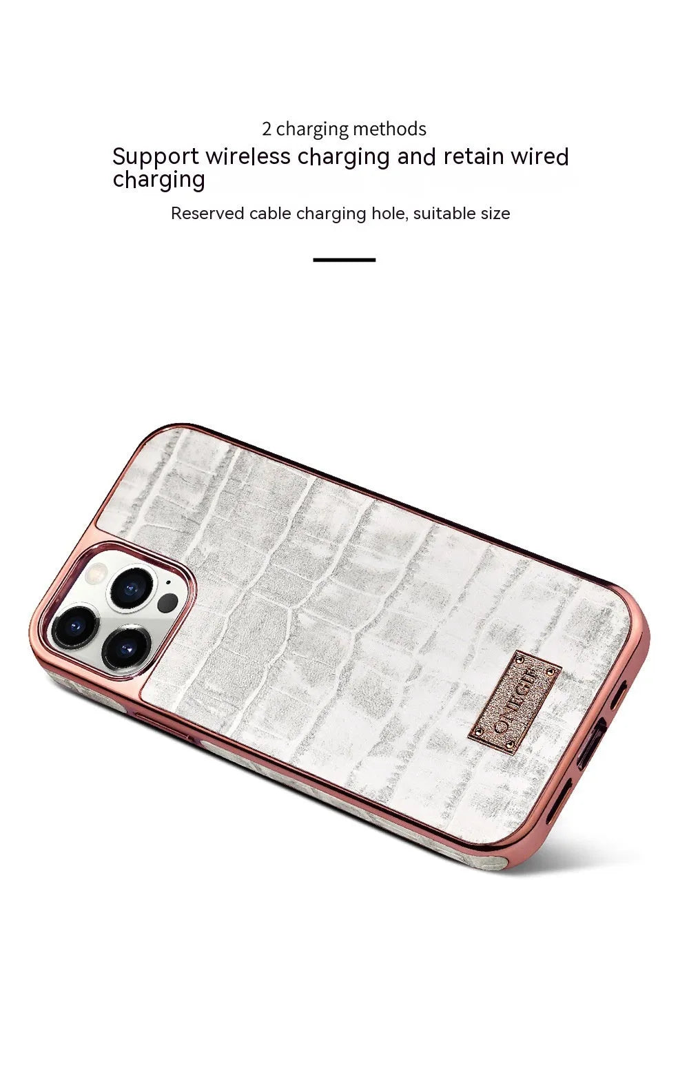 Real skin phone case with side all-inclusive electroplating, grid screen back cover, for iPhone 12 and iPhone 12 Pro Max