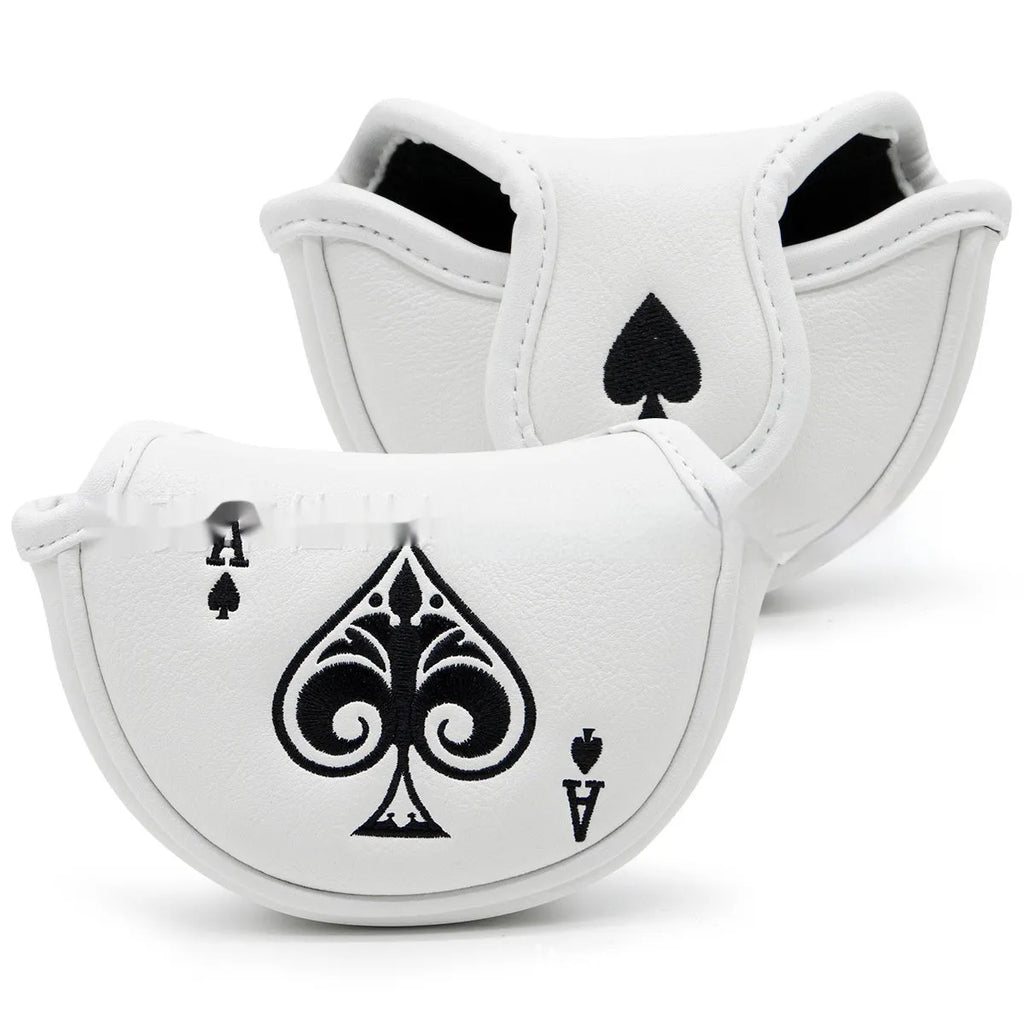 PU golf putter sleeve accessory for club protection during transport