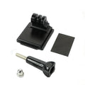 Black aluminium alloy helmet holder extension rod with quick-release bracket for GoPro 3 and GoPro 4 cameras