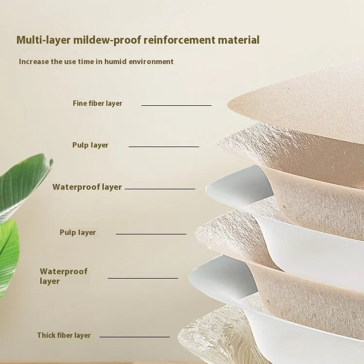 Brown disposable waterproof cat litter box showing three size options