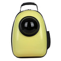 Pet space capsule backpack with transparent acrylic window, 32cm x 26cm x 44cm, for cats up to 6.5kg and dogs up to 5kg