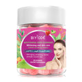 Bottle of skin whitening gummies with glutathione and collagen, 60 gummies