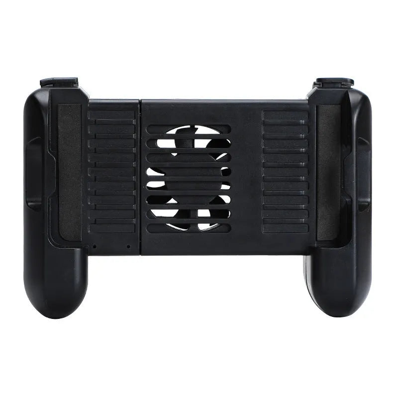 Black Bluetooth mobile game controller compatible with Apple iPhone for iOS gaming