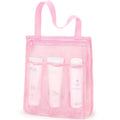 Large black swimming gym bag with multiple compartments including mesh pocket and dry wet separation