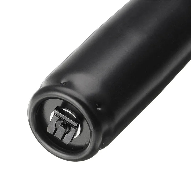 A black and an electroplated gas spring for lift chair assembly, showing the cylinder and end fittings.