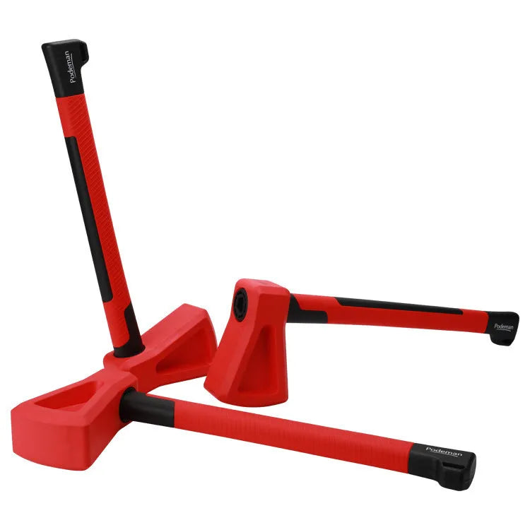 Red plastic fitness axe muscle training equipment for home workouts