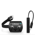 Black smart phone to HD television dongle adapter with HDMI connection