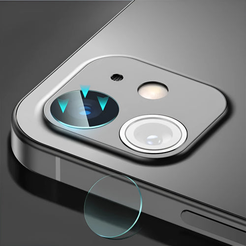 0.25mm transparent camera lens protective film for iPhone 12 Mini 5.4 inch and iPhone 12 6.1 inch, 2 pack