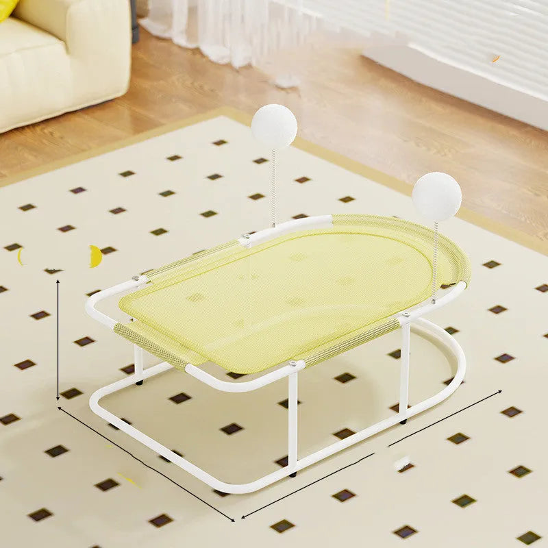 Large breathable cat kennel pet bed cage in grey colour