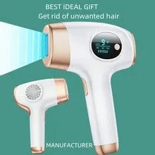 Home-use electric hair removal device with photonic skin rejuvenation and full-body IPL