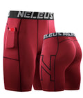 Men's quick-drying stretch athletic shorts in six colour options for summer sports
