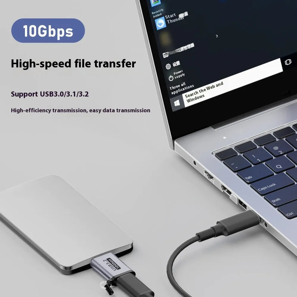 Micro B adapter converter showing USB-C to Micro B and USB to Micro B connections for charging and data transfer