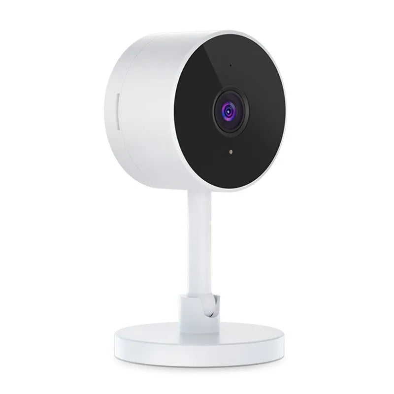 White intelligent network alarm anti-theft WiFi home monitor gun camera with 1080p resolution