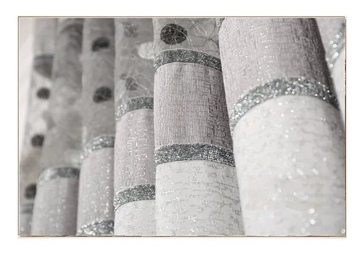 Single blackout curtain panel showing light blocking fabric with multiple width size options