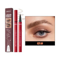 Waterproof oil resistant eyebrow pencil in brown, smudge-resistant standard specification, one piece