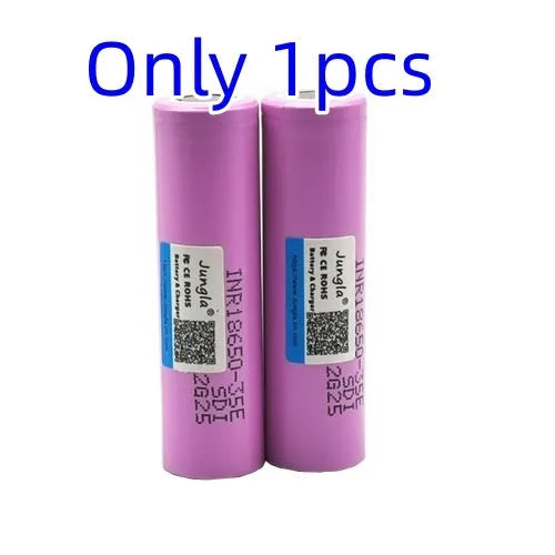 INR18650-35E 3500mAh 3.7V lithium battery cell 18.5mm x 65.2mm