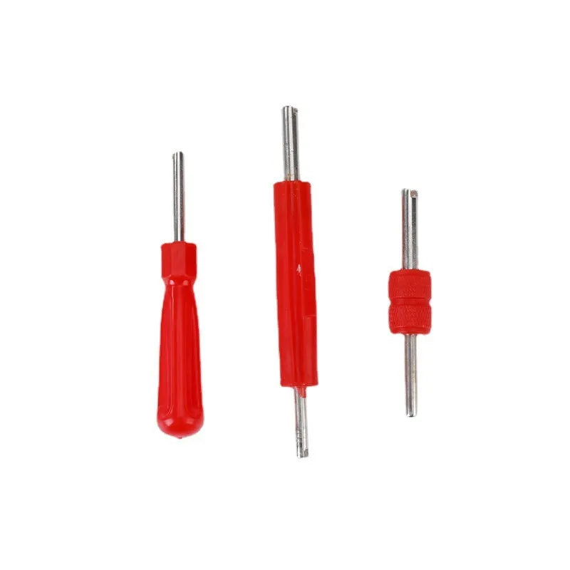 Single-head aluminium alloy twist valve wrench in one of three colour styles.
