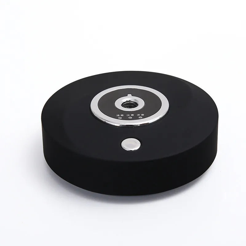 Plastic car diffuser with USB cable and anti-slip pad in black, grey and white colour options