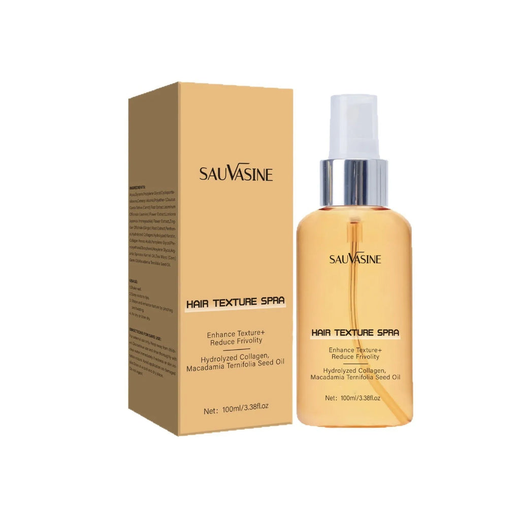 100 ml haircare spray bottle for frizz reduction and scalp moisturising with fine mist pump