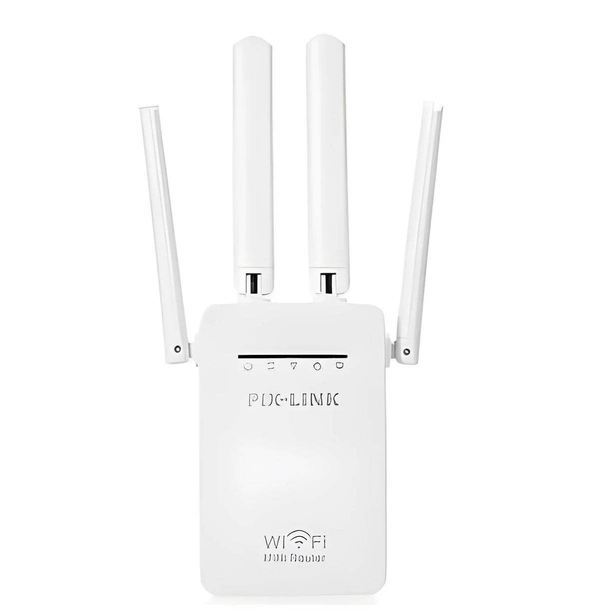 White 300Mbps dual network port WIFI repeater amplifier wireless signal relay device