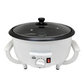White coffee bean roasting machine with 750g capacity and 1200W power for home use