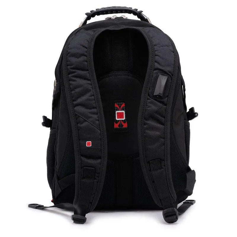 Black 38-litre business computer backpack with dedicated laptop compartment for 12-15 inch notebooks
