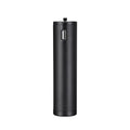 Black aluminium alloy power bank handle with 6800mAh capacity, shown next to a mobile phone.
