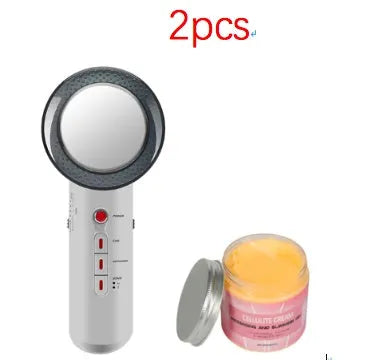 Ultrasonic massage beauty instrument with EMS and infrared heat therapy, 560g, for face and body use