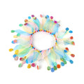 Tie-dye cloth dog collar in seasonal colours including Christmas and Halloween styles