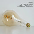 Double helix gold LED soft light strip measuring 110x200mm with energy efficiency Level 1 rating