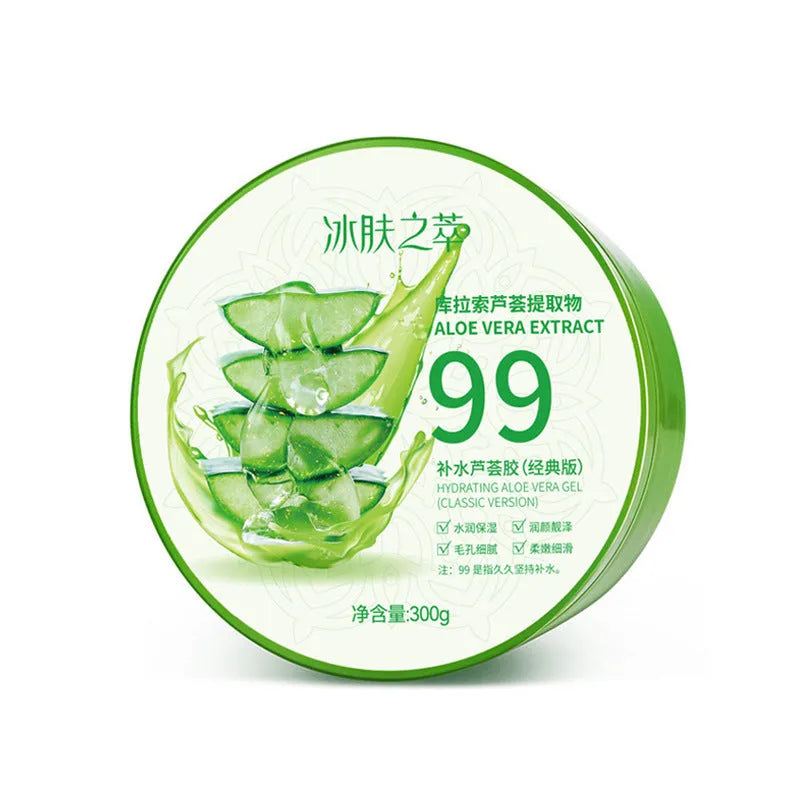 Aloe vera gel 300g emulsiongel single jar for daily skincare and body moisturising
