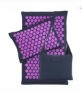 Acupuncture mat and pillow set with buckwheat and coconut palm filling, 72x44cm mat, 38x25cm pillow, storage bag